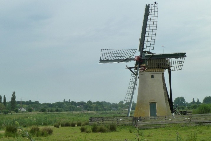 (Polder Poelgeest). Foto van Jos Gerrese.
Molen